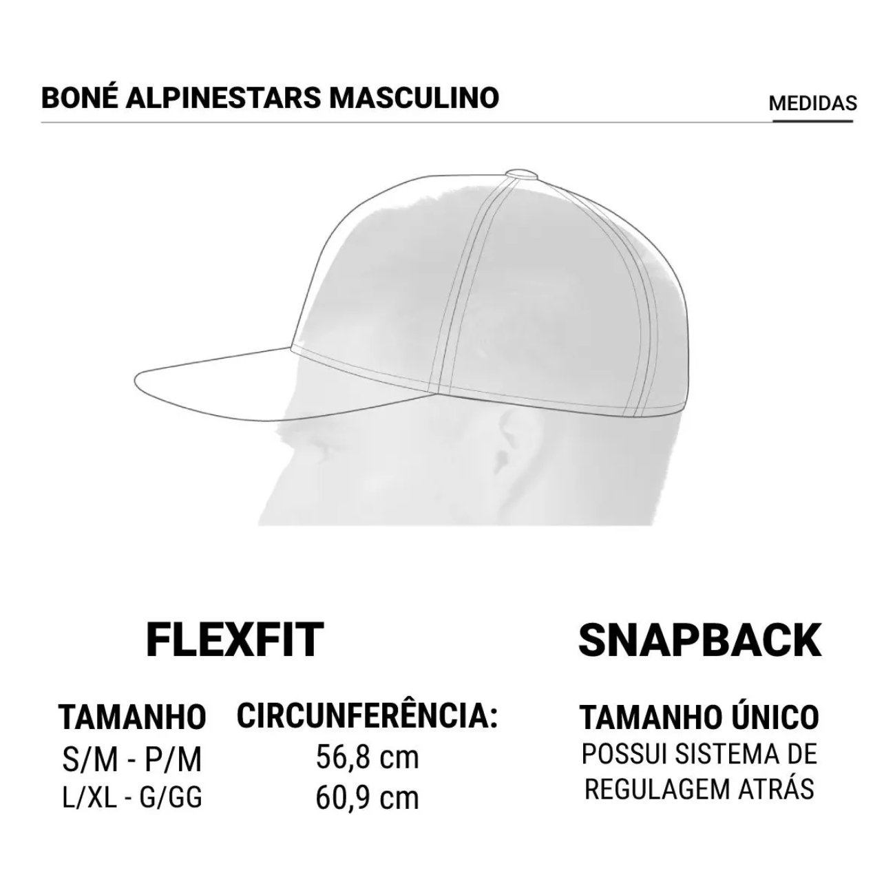 Bone Alpinestars Heritage Patch Trucker Branco Vermelho
