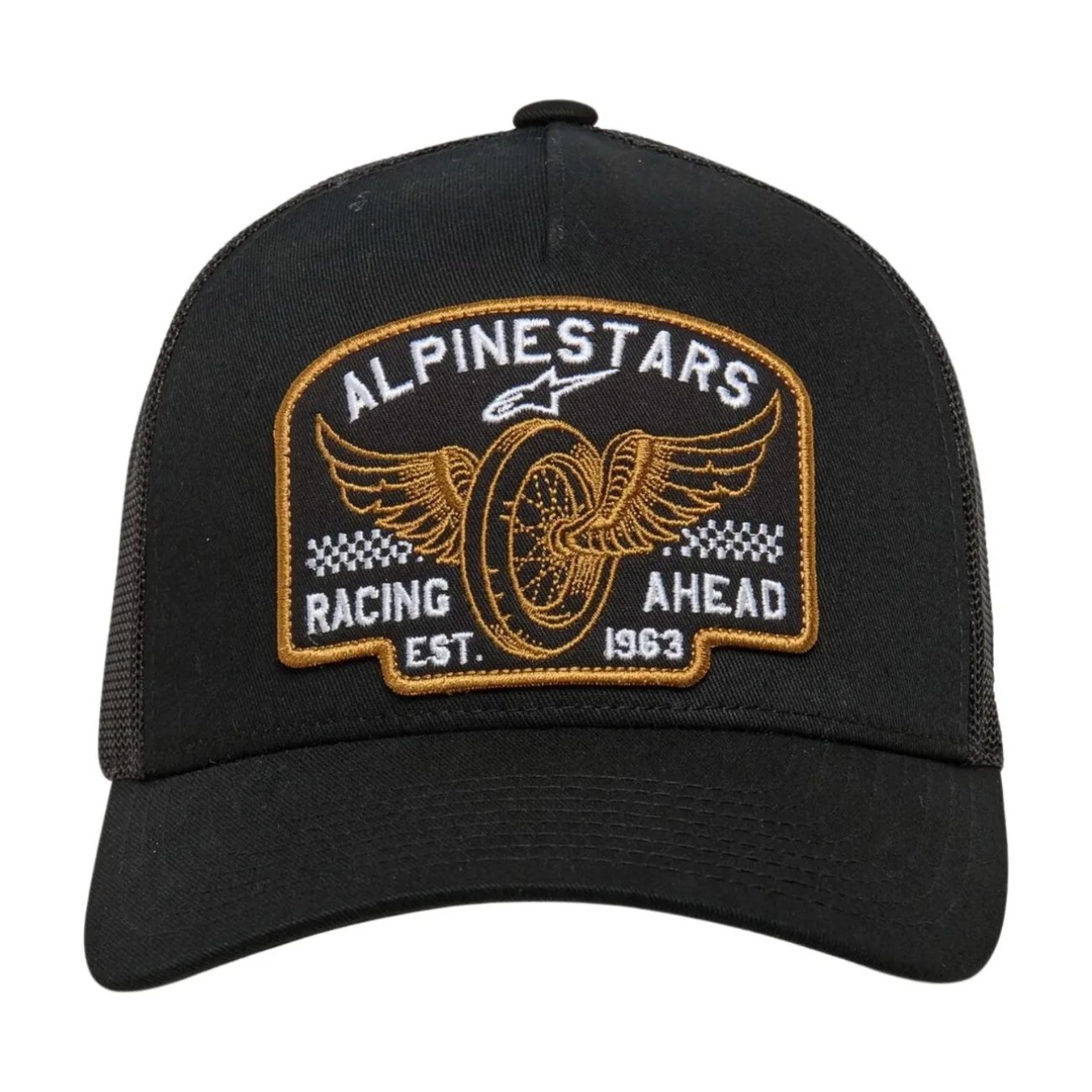 Bone Alpinestars Heritage Patch Trucker Preto