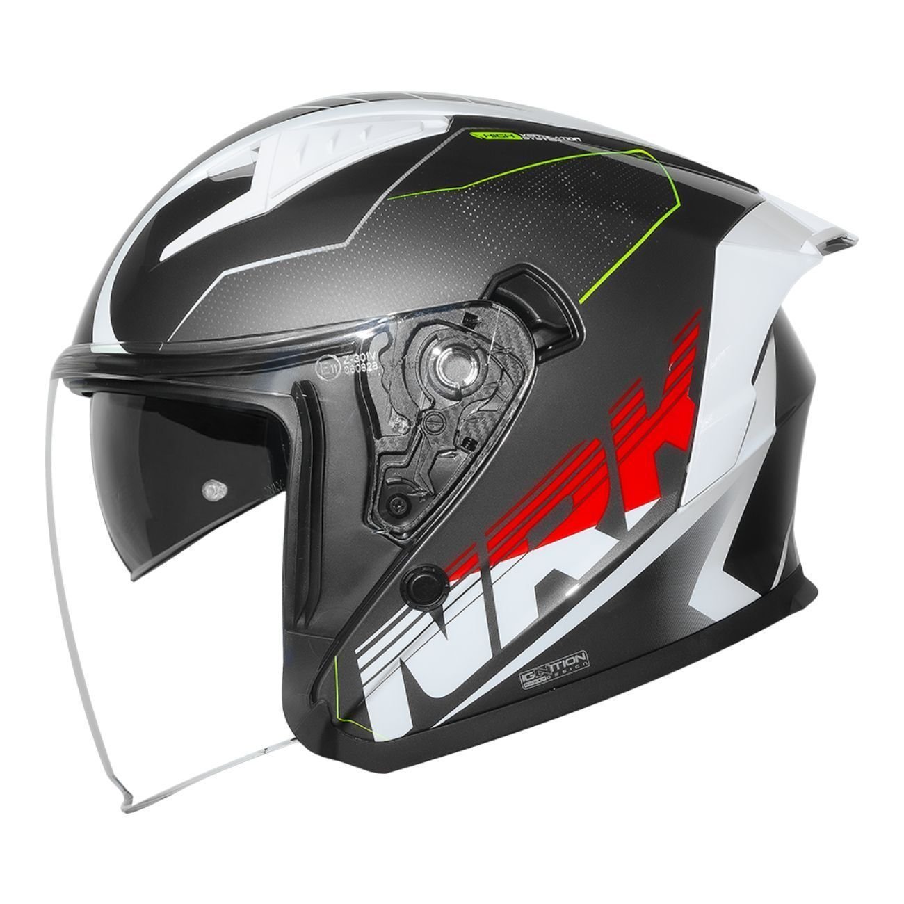 Capacete Aberto Norisk Downtown 2 Stage Titanium Branco