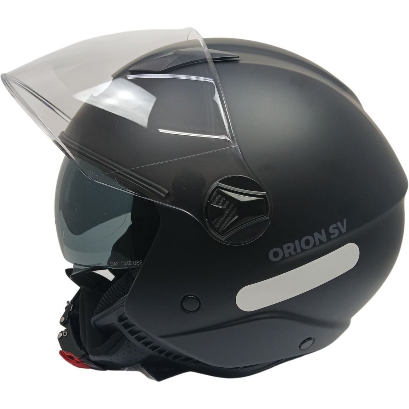 Capacete Aberto Norisk Orion SV Monocolor Preto Fosco Original