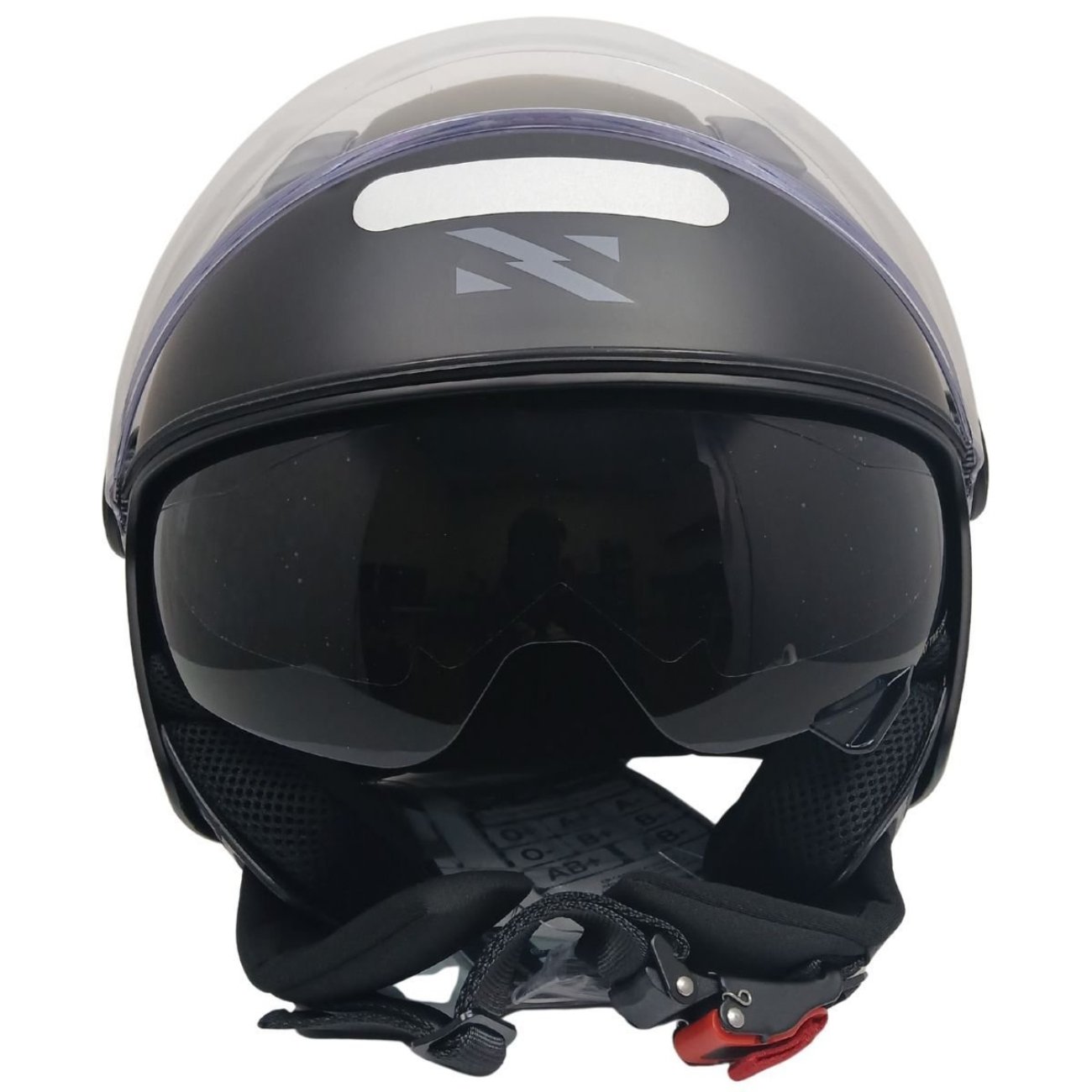 Capacete Aberto Norisk Orion SV Monocolor Preto Fosco Original