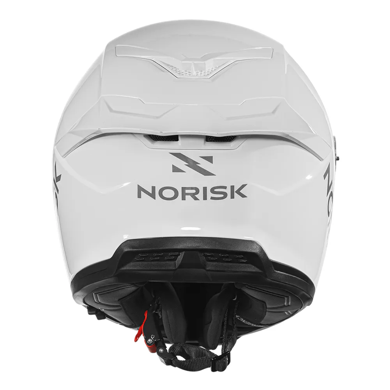 Capacete Fechado Norisk Rock Com Oculos Solar Monocolor Branco