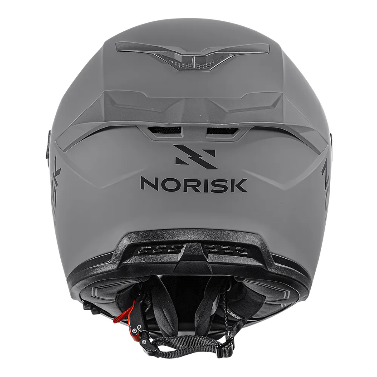 Capacete Fechado Norisk Rock Com Oculos Solar Monocolor Cinza Fosco