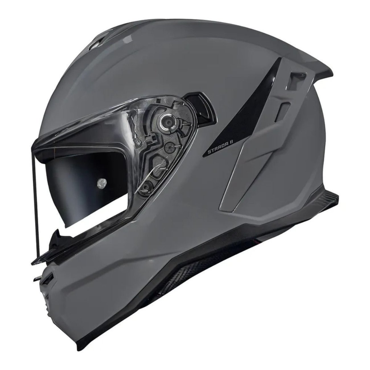 Capacete Fechado Norisk Strada 2 Monocolor Nardo Cinza Original