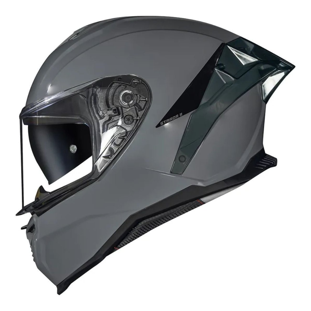Capacete Fechado Norisk Strada 2 Monocolor Nardo Cinza Original