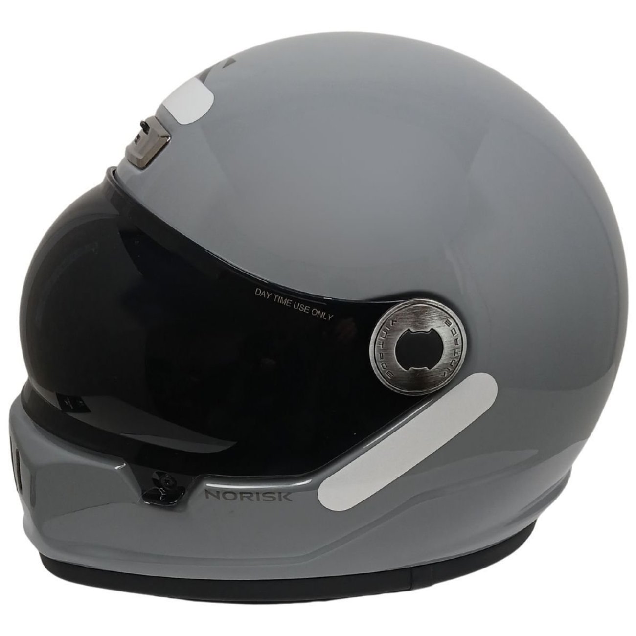 Capacete Fechado Norisk V8 Monocolor Nardo Cinza