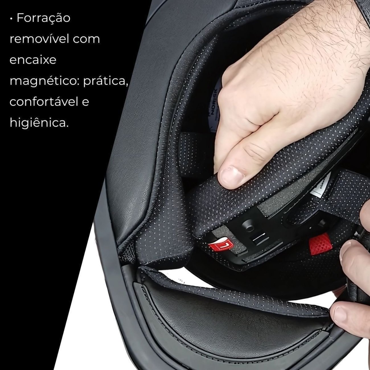 Capacete Fechado Norisk V8 Monocolor Nardo Cinza