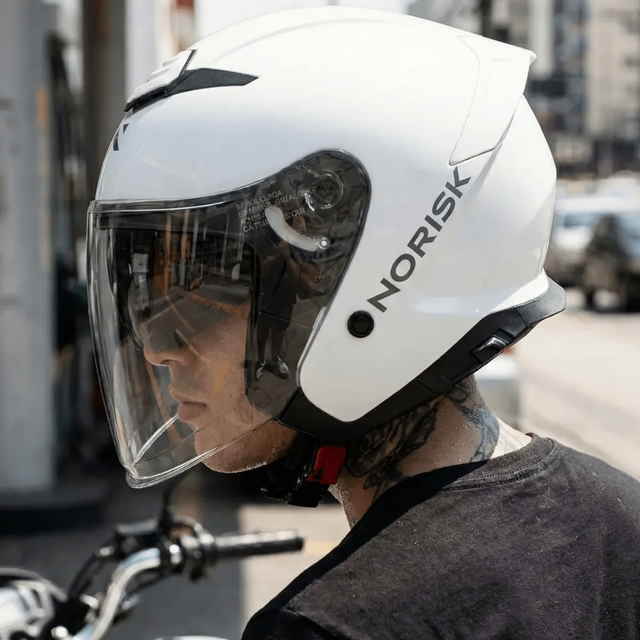 Capacete Norisk City Monocolor Branco