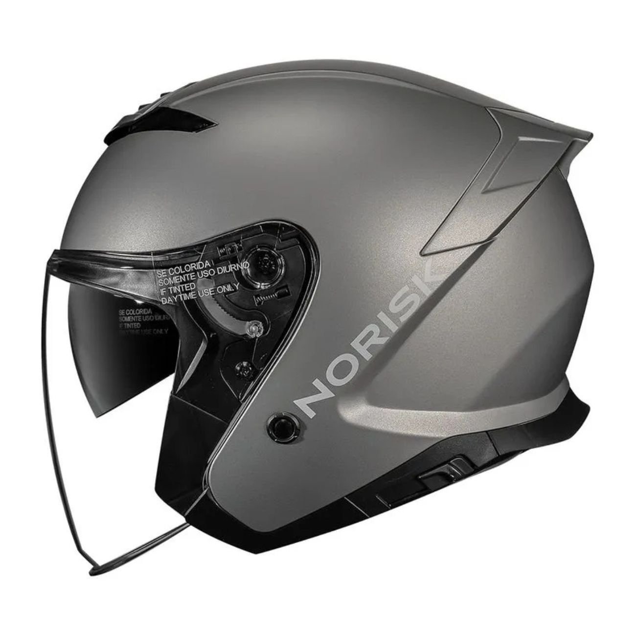 Capacete Norisk City Monocolor Cinza Fosco
