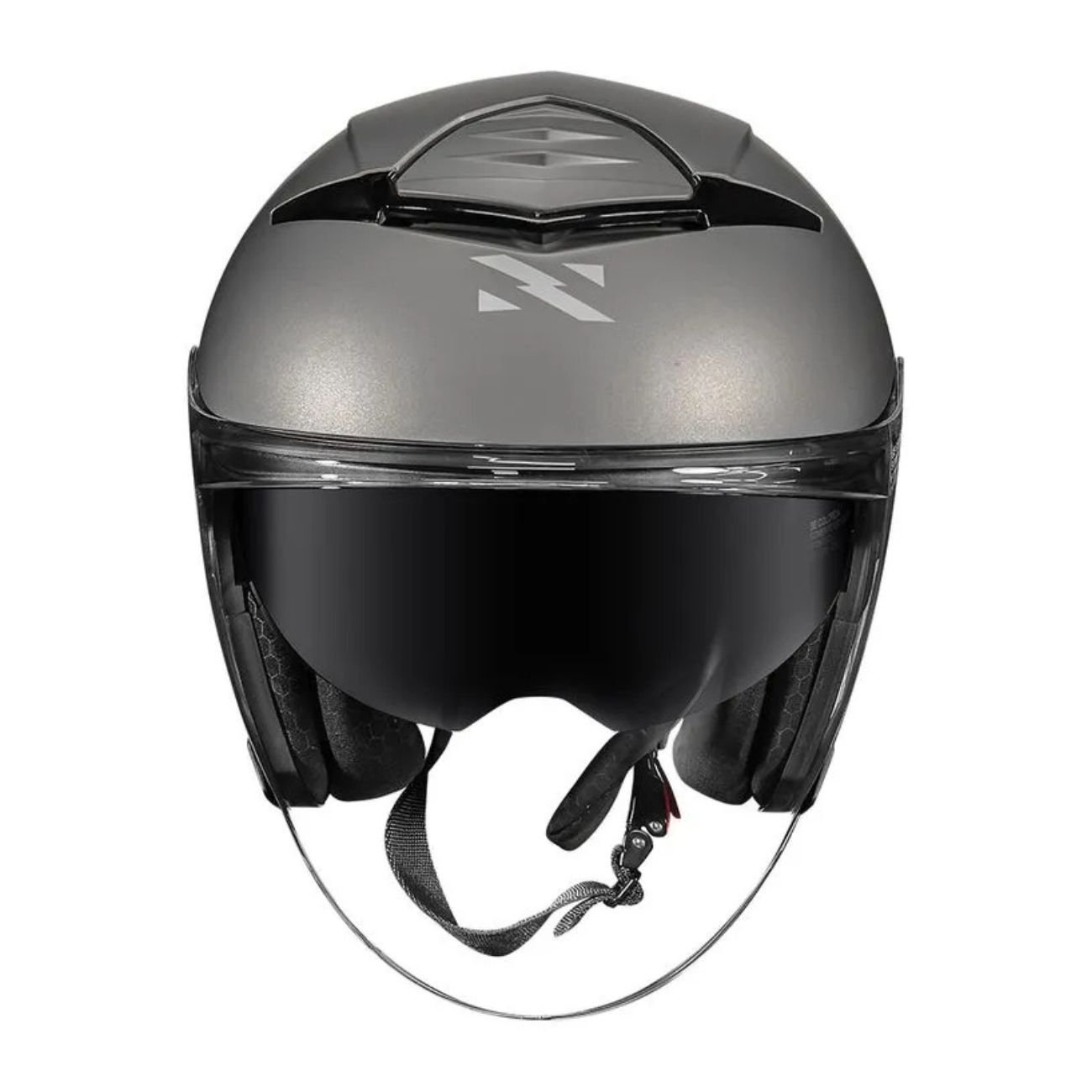 Capacete Norisk City Monocolor Cinza Fosco