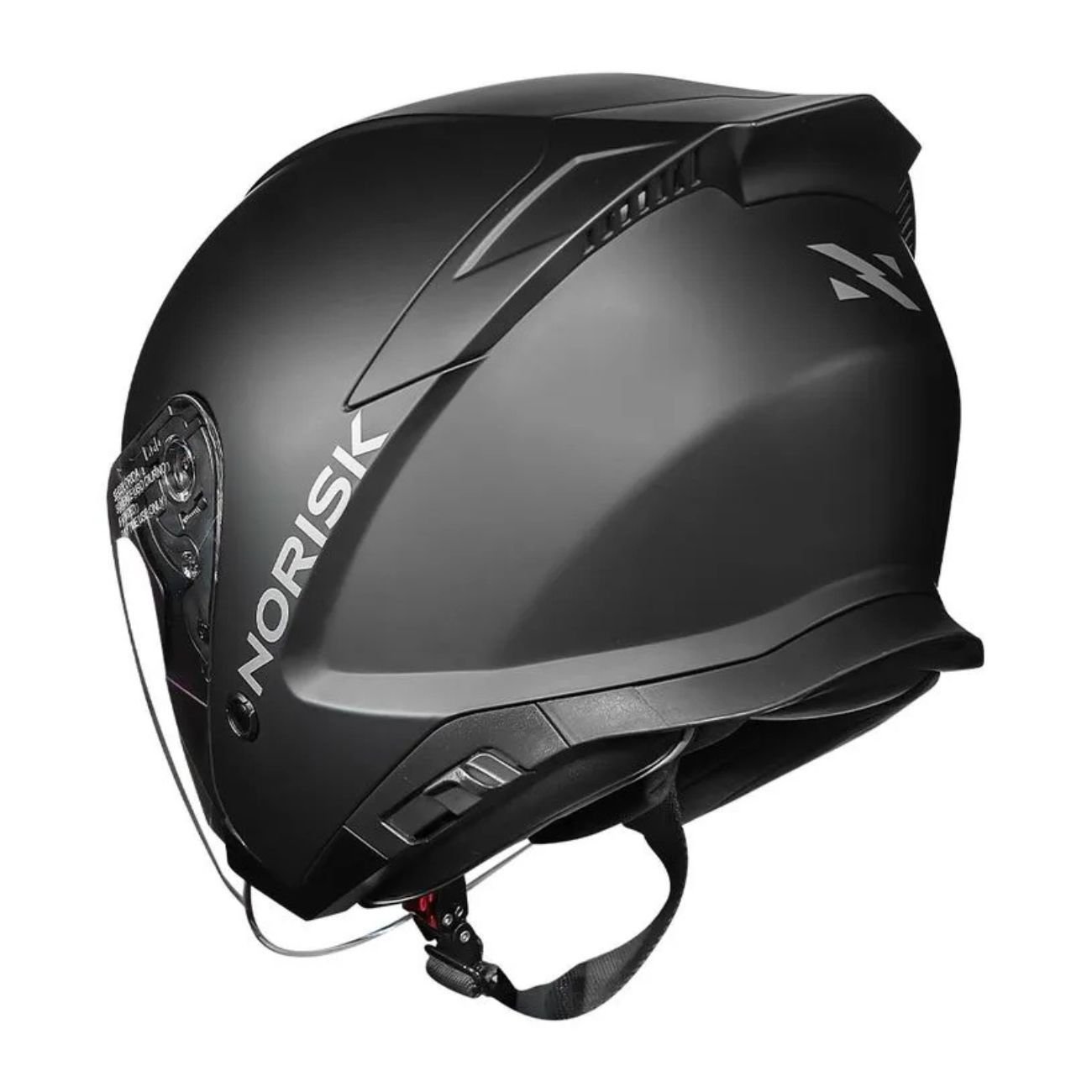 Capacete Norisk City Monocolor Preto Fosco