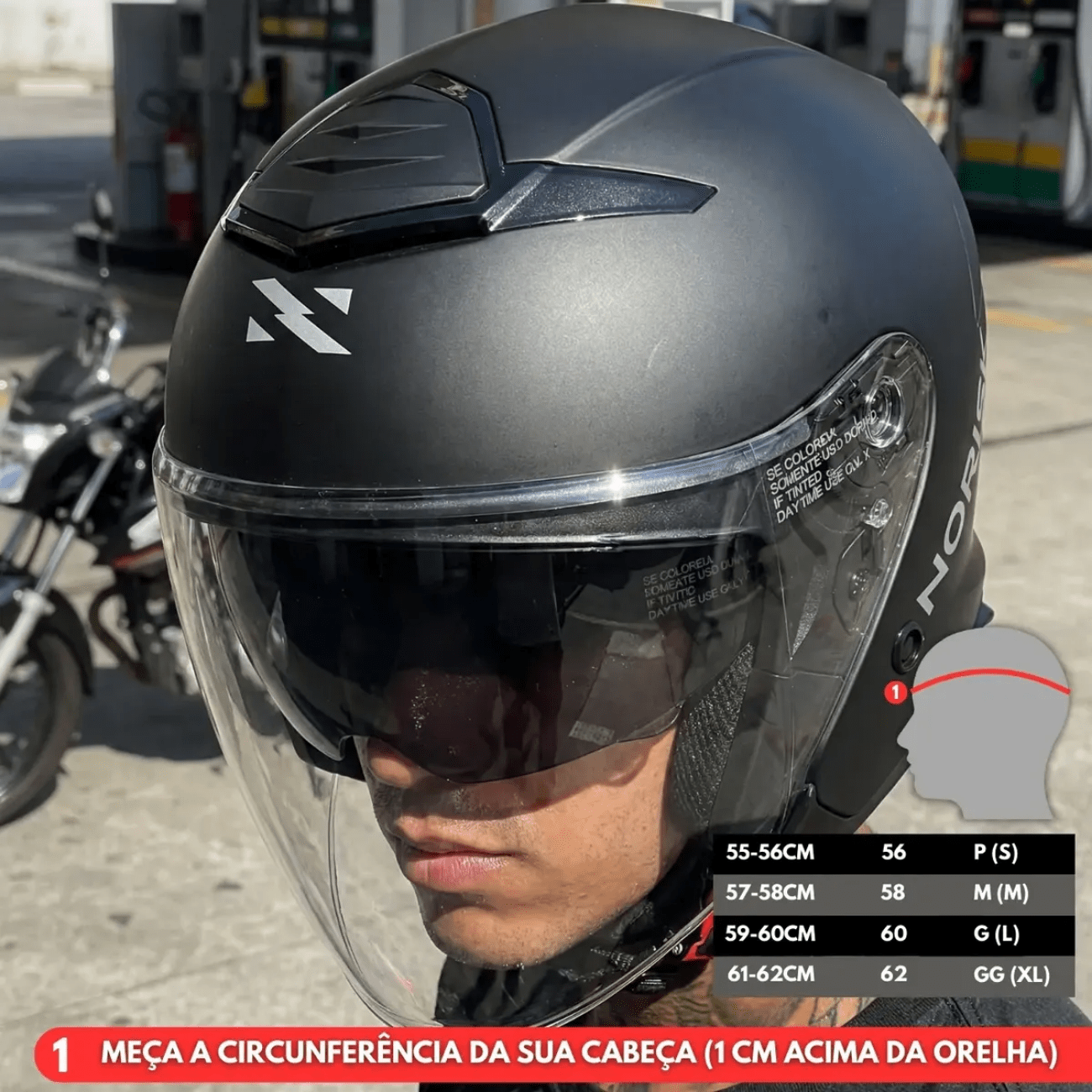 Capacete Norisk City Monocolor Preto Fosco