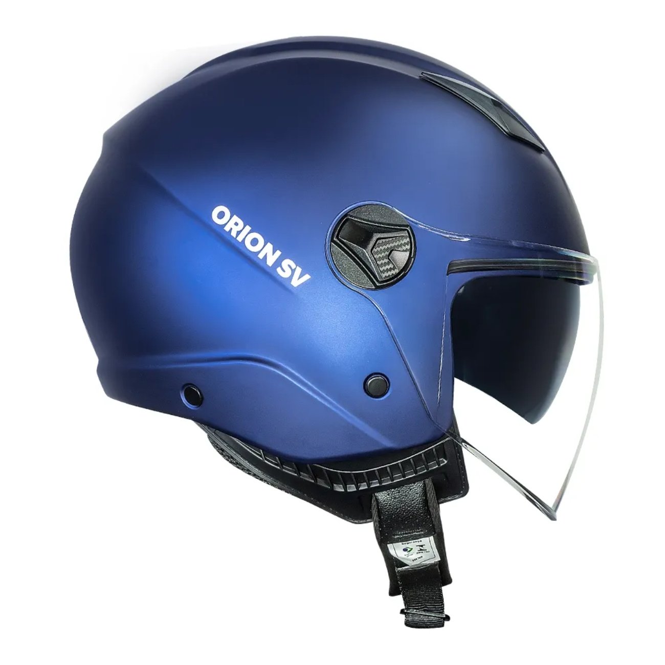 Capacete Aberto Norisk Orion SV Monocolor Azul Fosco Original