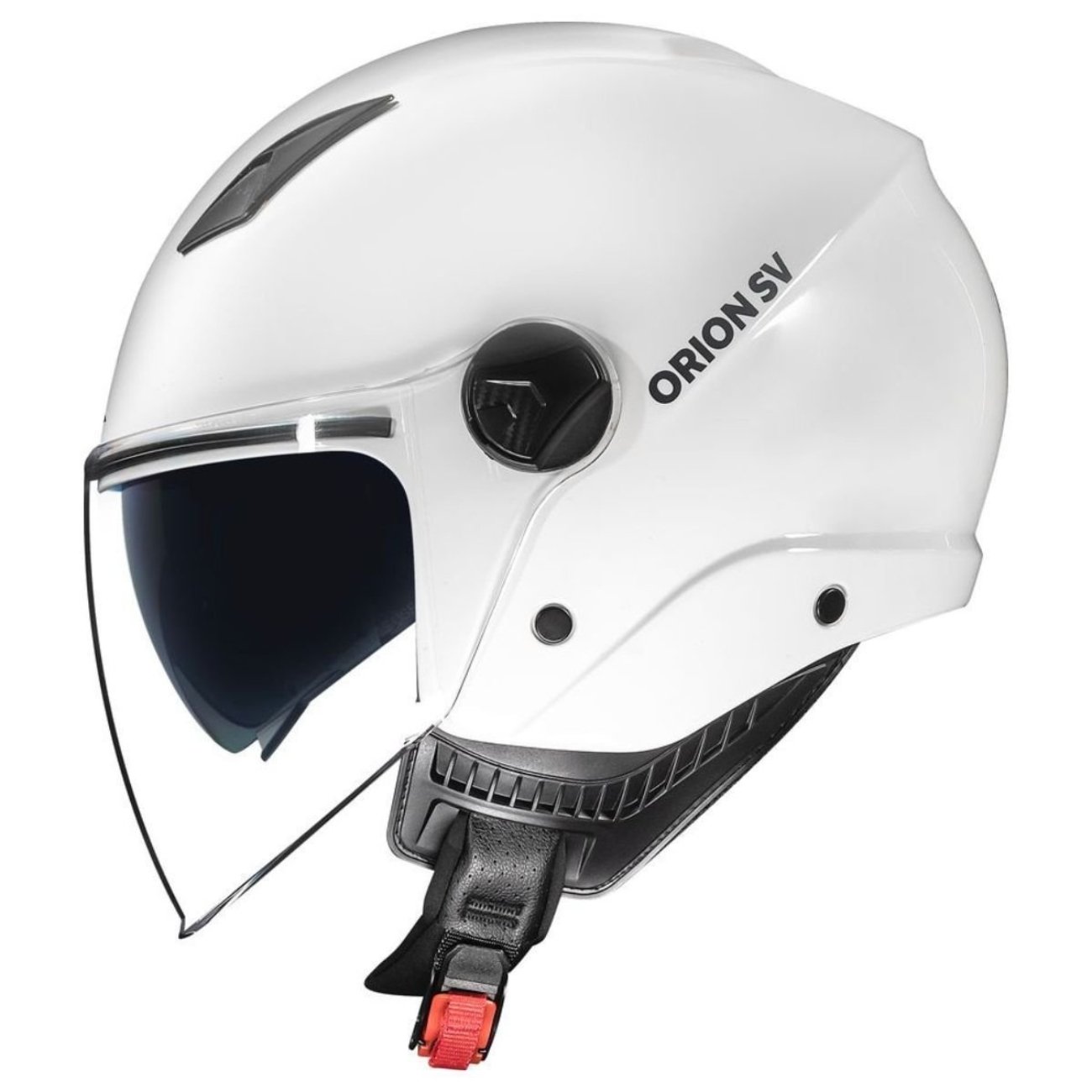 Capacete Aberto Norisk Orion SV Monocolor Branco Original Premium