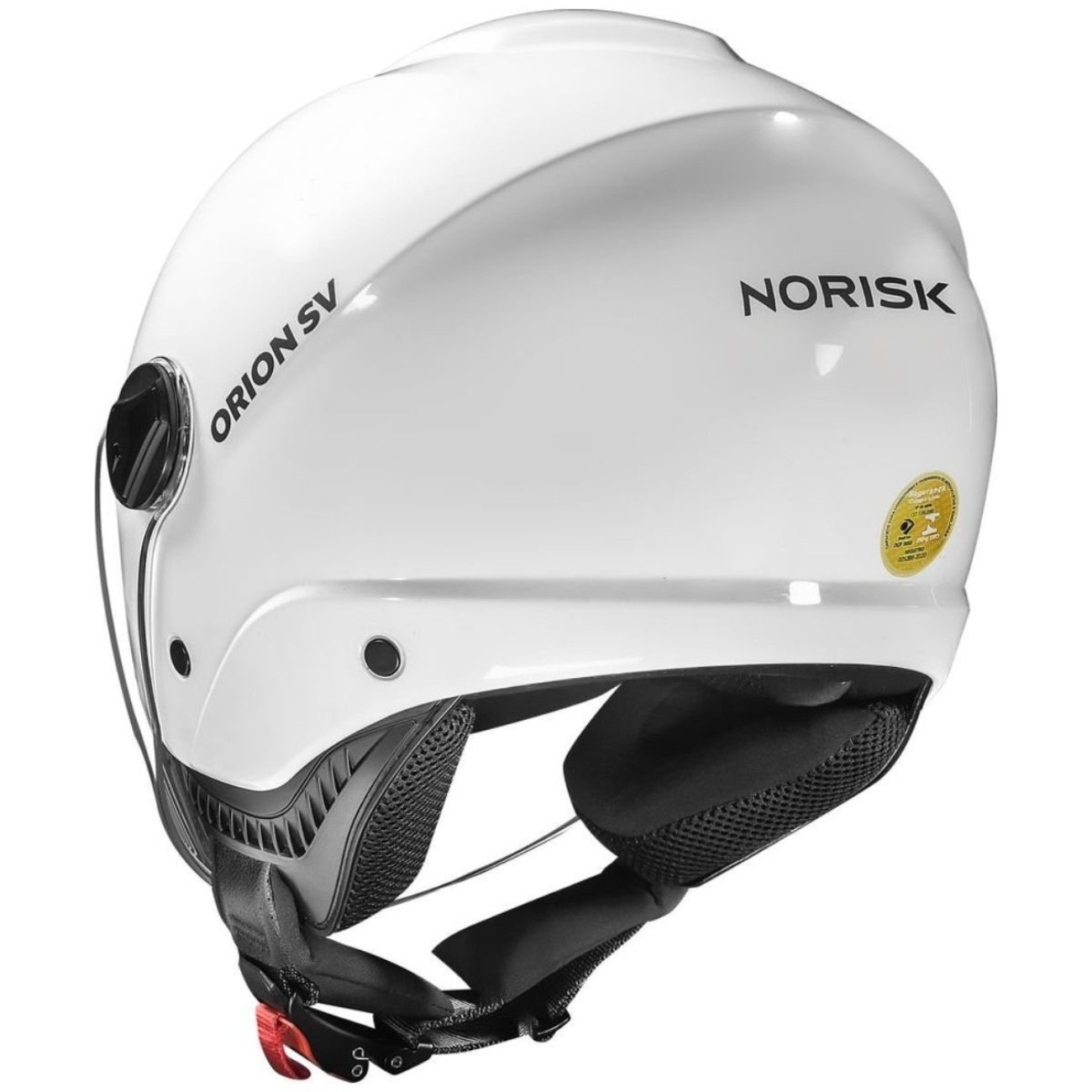 Capacete Aberto Norisk Orion SV Monocolor Branco Original Premium