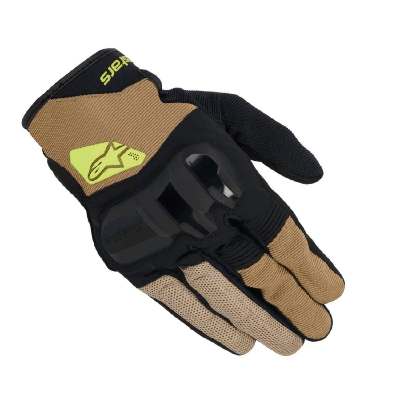 Luva Motociclista Alpinestars Chrome V2 Caqui Preta Original
