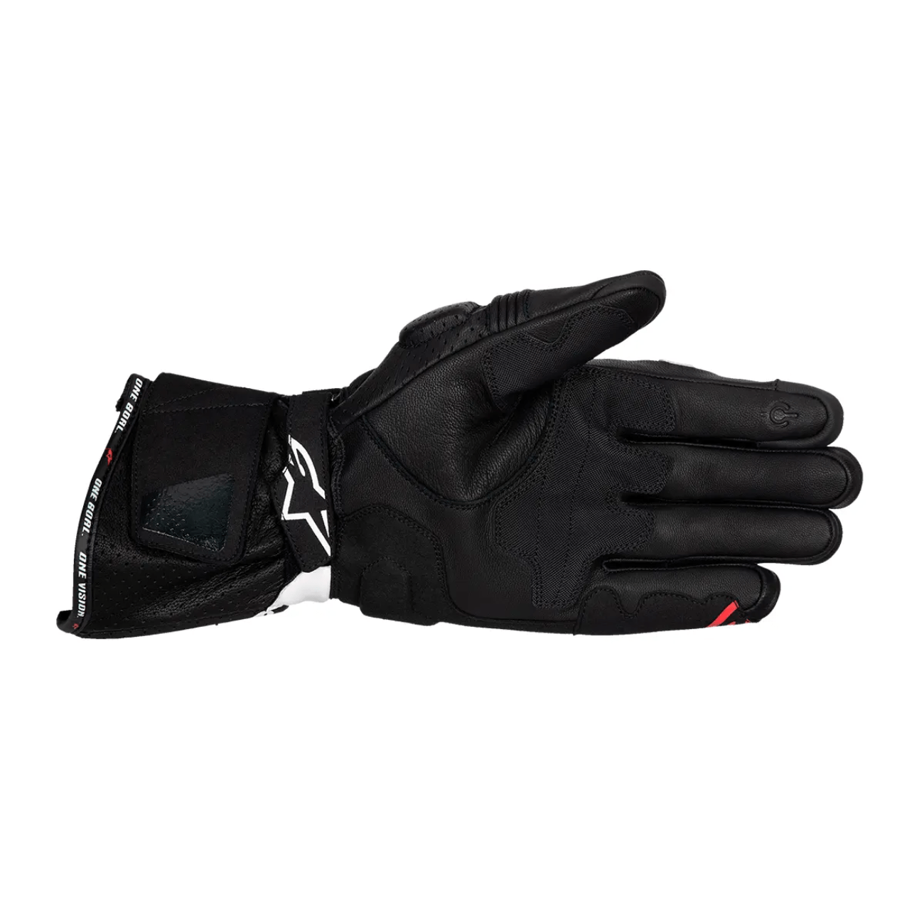 Luva Motociclista Alpinestars SP 3 Preta Branca Vermelha