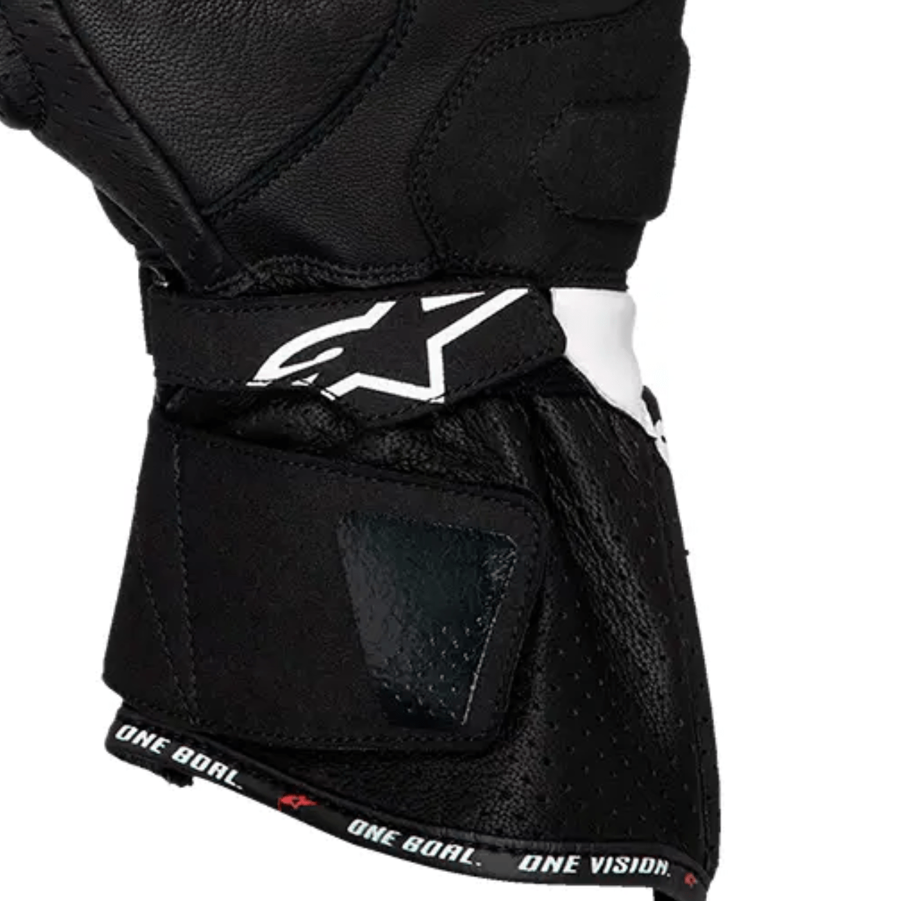 Luva Motociclista Alpinestars SP 3 Preta Branca Vermelha