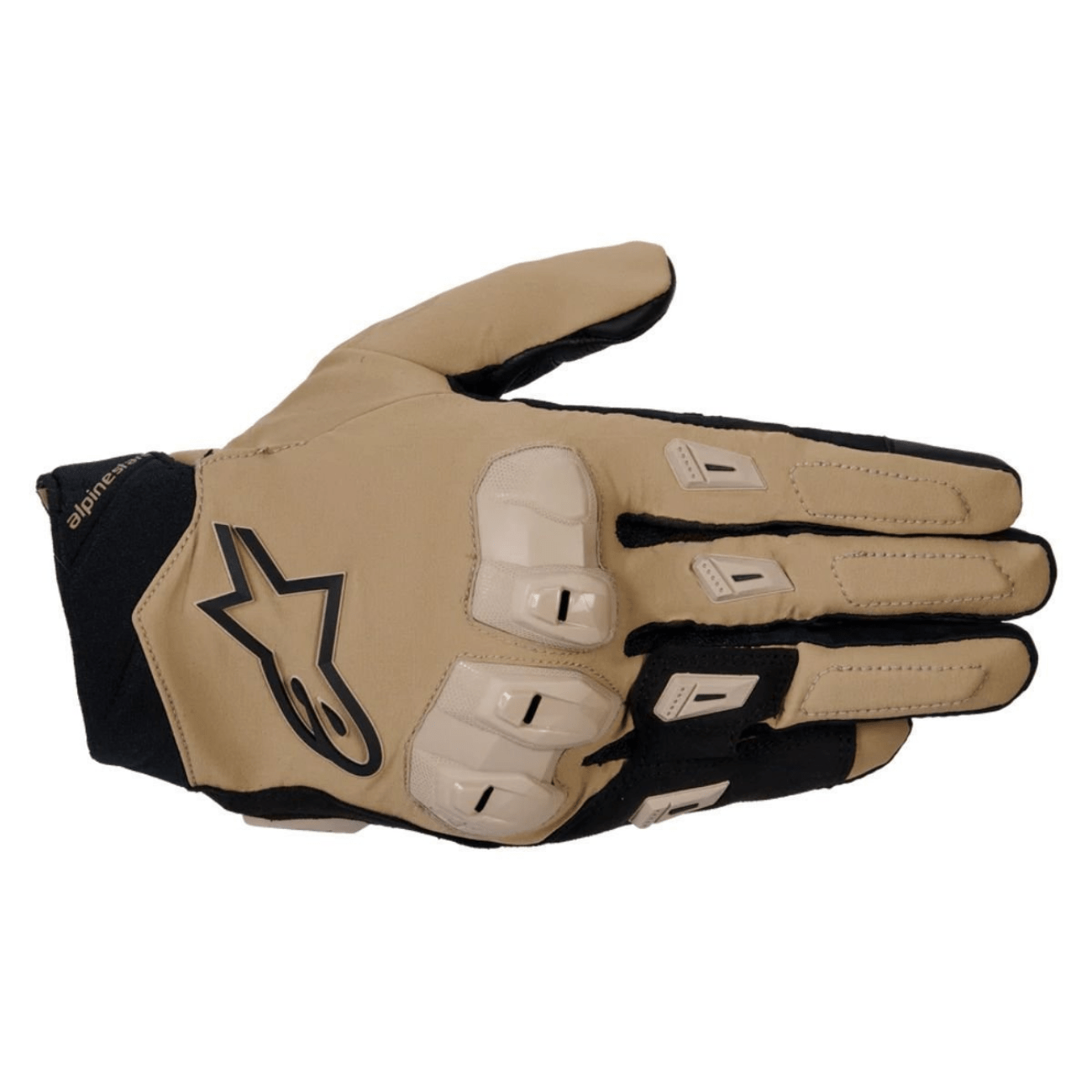 Luva Motociclista Alpinestars SP X 3 Caqui Areia Preta Original
