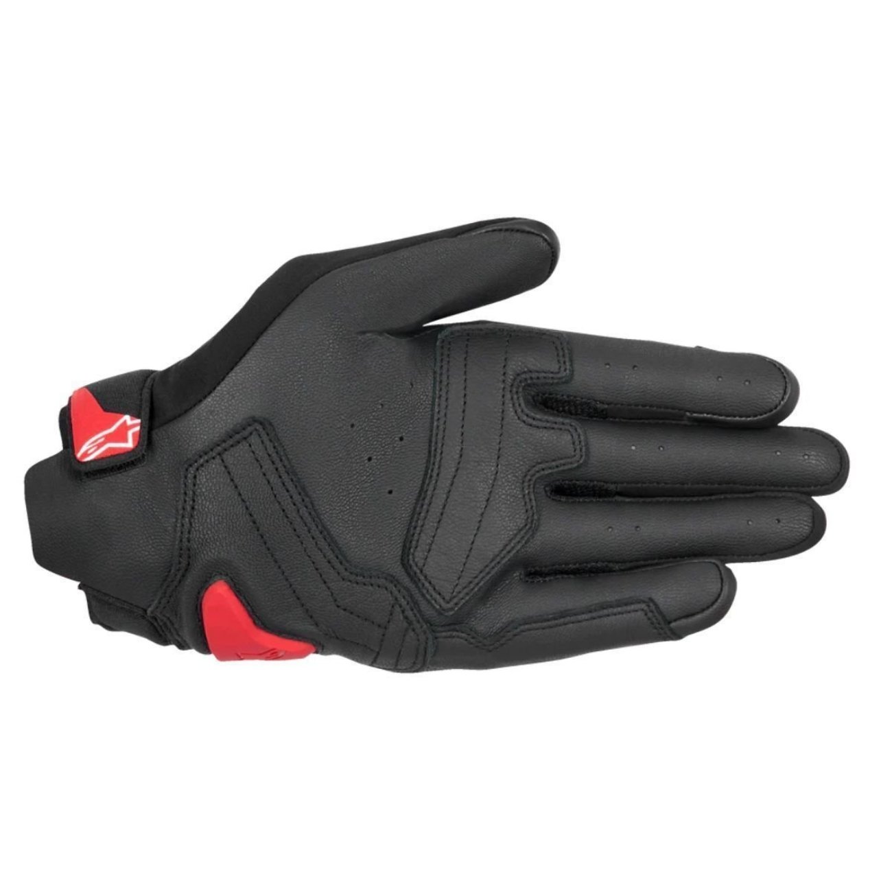 Luva Motociclista Alpinestars SP X 7 Air Preta Vermelha Branca
