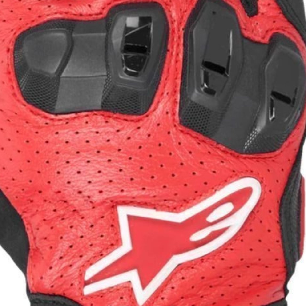 Luva Motociclista Alpinestars SP X 7 Air Preta Vermelha Branca