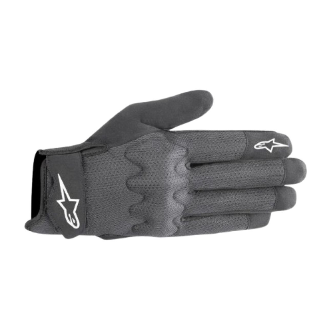 Luva Motociclista Alpinestars Stated Air Preto Prata Original