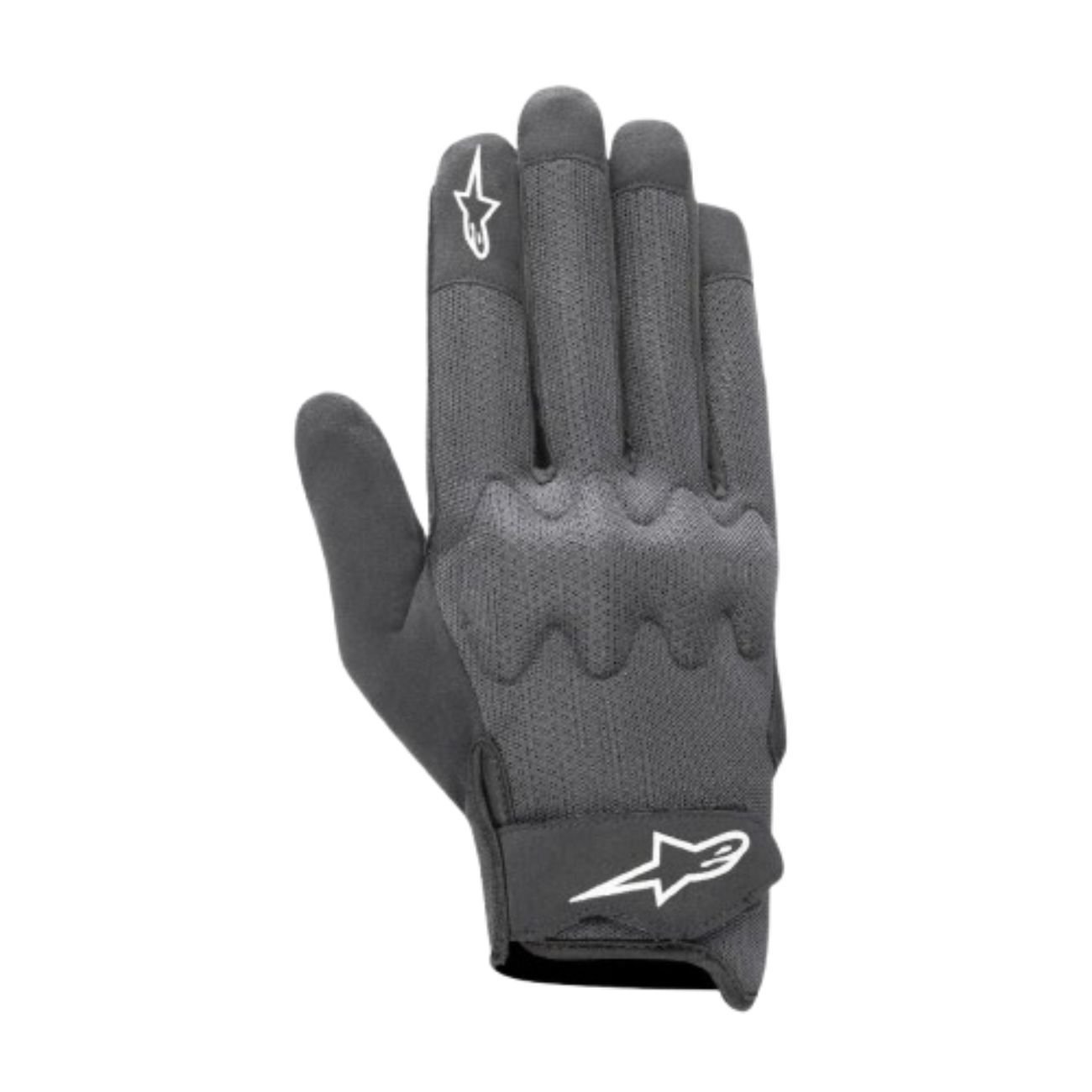 Luva Motociclista Alpinestars Stated Air Preto Prata Original