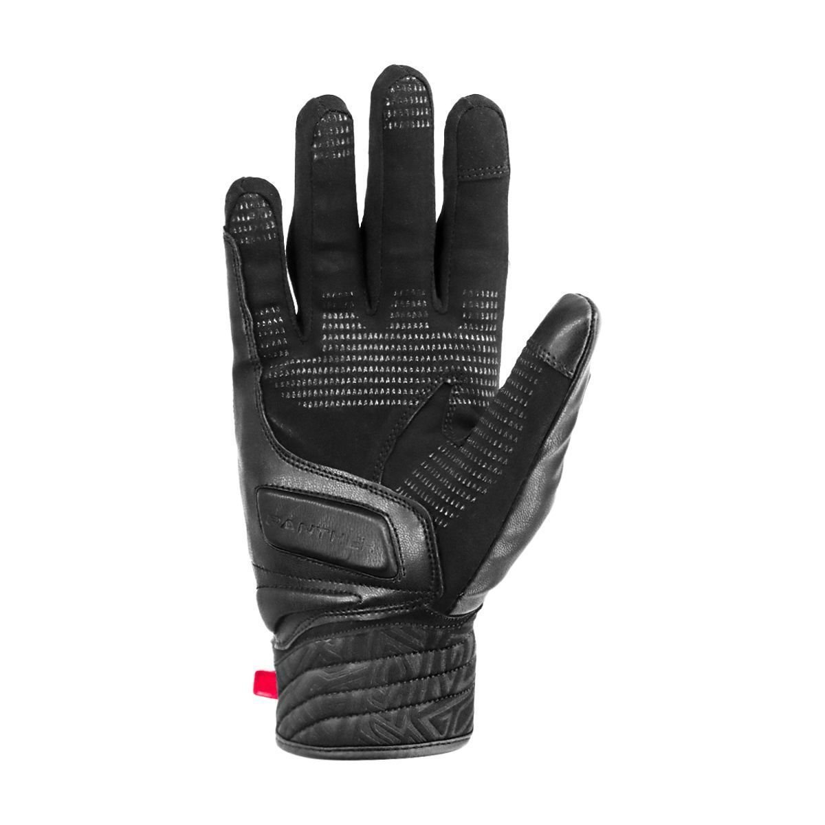 Luva Texx Panther Couro Touch Moto Motociclista Preta