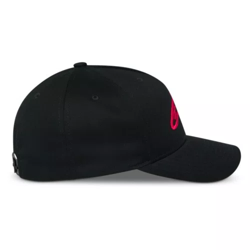 Bone Alpinestars Ageless Snapback Preto Vermelho