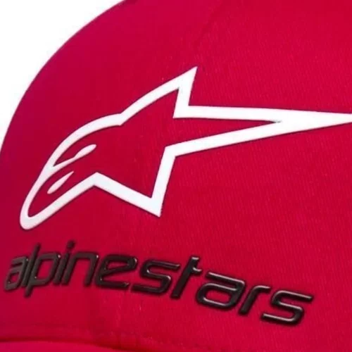 Bone Alpinestars Always 2.0 Vermelho Branco Preto Casual