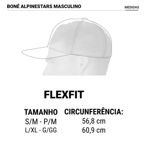 Bone Alpinestars Corp Shift 2 Flexfit Preto Preto