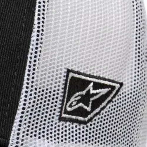 Bone Alpinestars Dunker Trucker Preto Branco