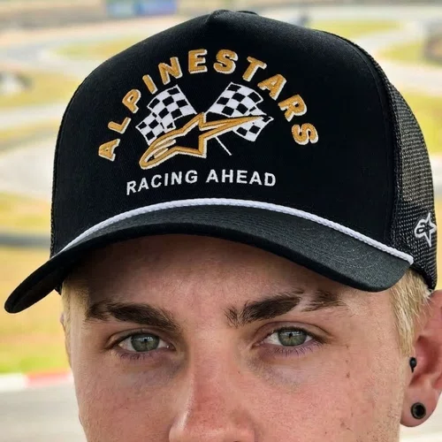 Bone Alpinestars Finisher Trucker Preto Preto