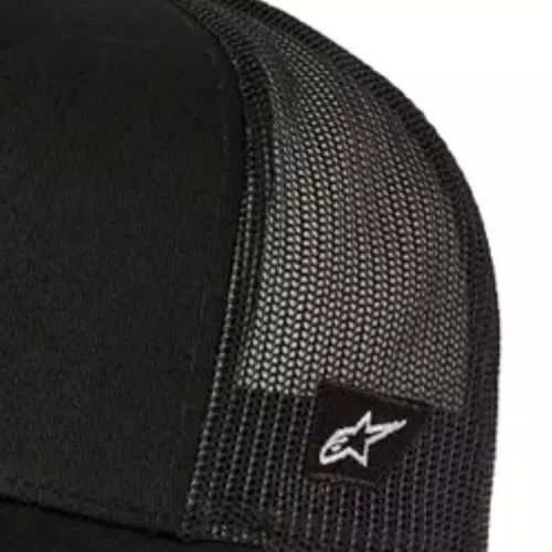 Bone Alpinestars Flag Snapback Preto Preto Black Original