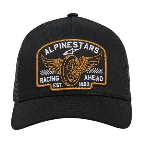 Bone Alpinestars Heritage Patch Trucker Preto