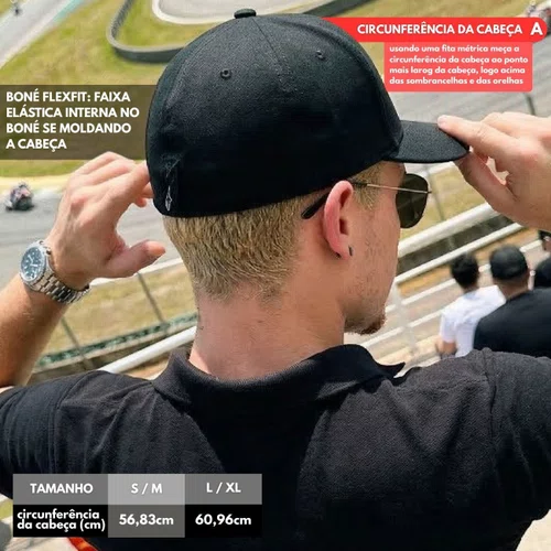 Boné Alpinestars Pivot Preto Flexfit