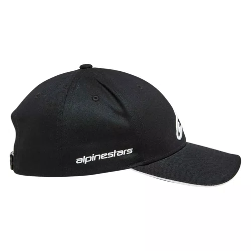 Bone Alpinestars Rostrum Snapback Preto Branco