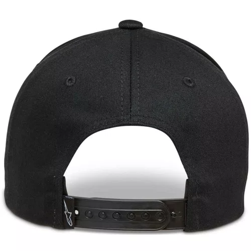 Bone Alpinestars Rostrum Snapback Preto Vermelho