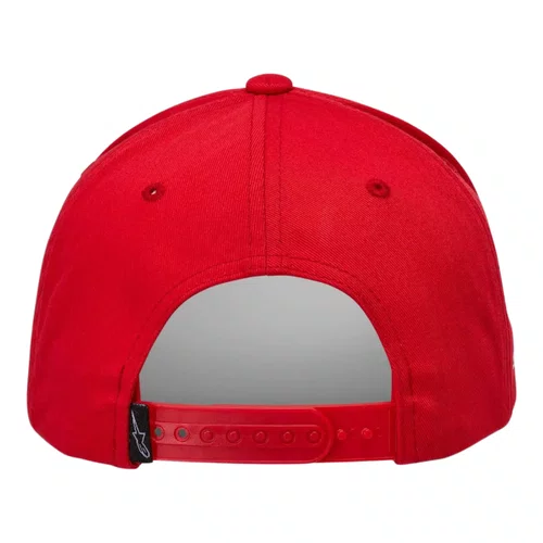 Bone Alpinestars Rostrum Snapback Vermelho Preto