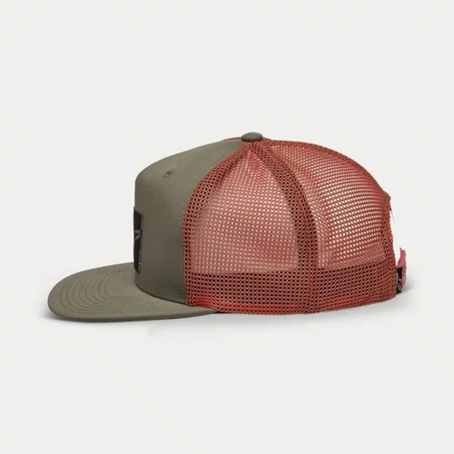 Boné Alpinestars Sussed Trucker Verde Militar Laranja Original