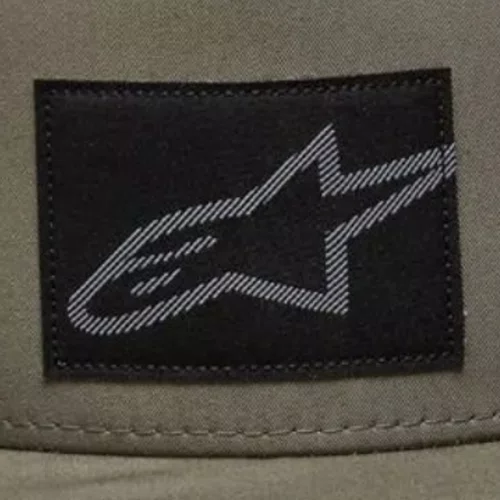 Boné Alpinestars Sussed Trucker Verde Militar Laranja Original