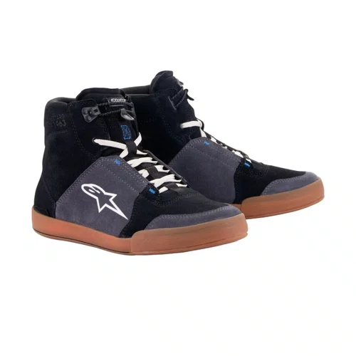 Bota Alpinestars Chrome Preta Cinza Marrom Azul