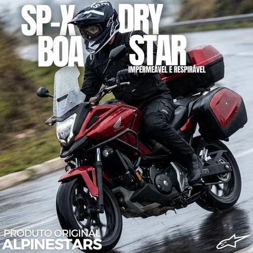 Bota Alpinestars SP X Boa Drystar Preta Cinza Escura