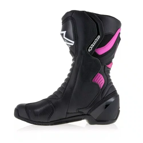 Bota Alpinestars Stella SMX 6 V2 Preta Rosa Branco