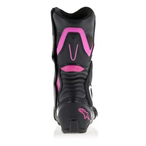 Bota Alpinestars Stella SMX 6 V2 Preta Rosa Branco