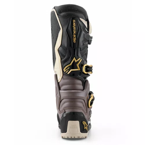 Bota Alpinestars Tech 7 Enduro Preta Cinza Dourada Impermeável