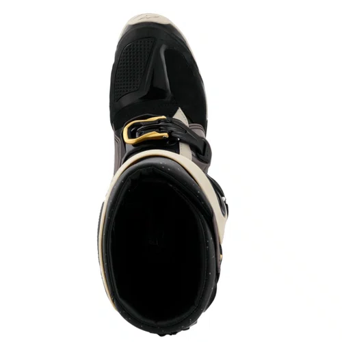 Bota Alpinestars Tech 7 Enduro Preta Cinza Dourada Impermeável