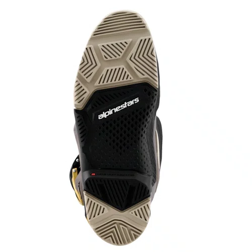 Bota Alpinestars Tech 7 Enduro Preta Cinza Dourada Impermeável