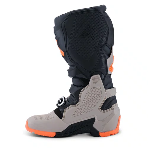 Bota Alpinestars Tech 7 Enduro Preta Cinza Laranja Fluo