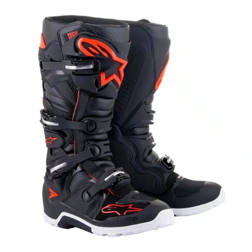 Bota Alpinestars Tech 7 Enduro Preto Vermelho